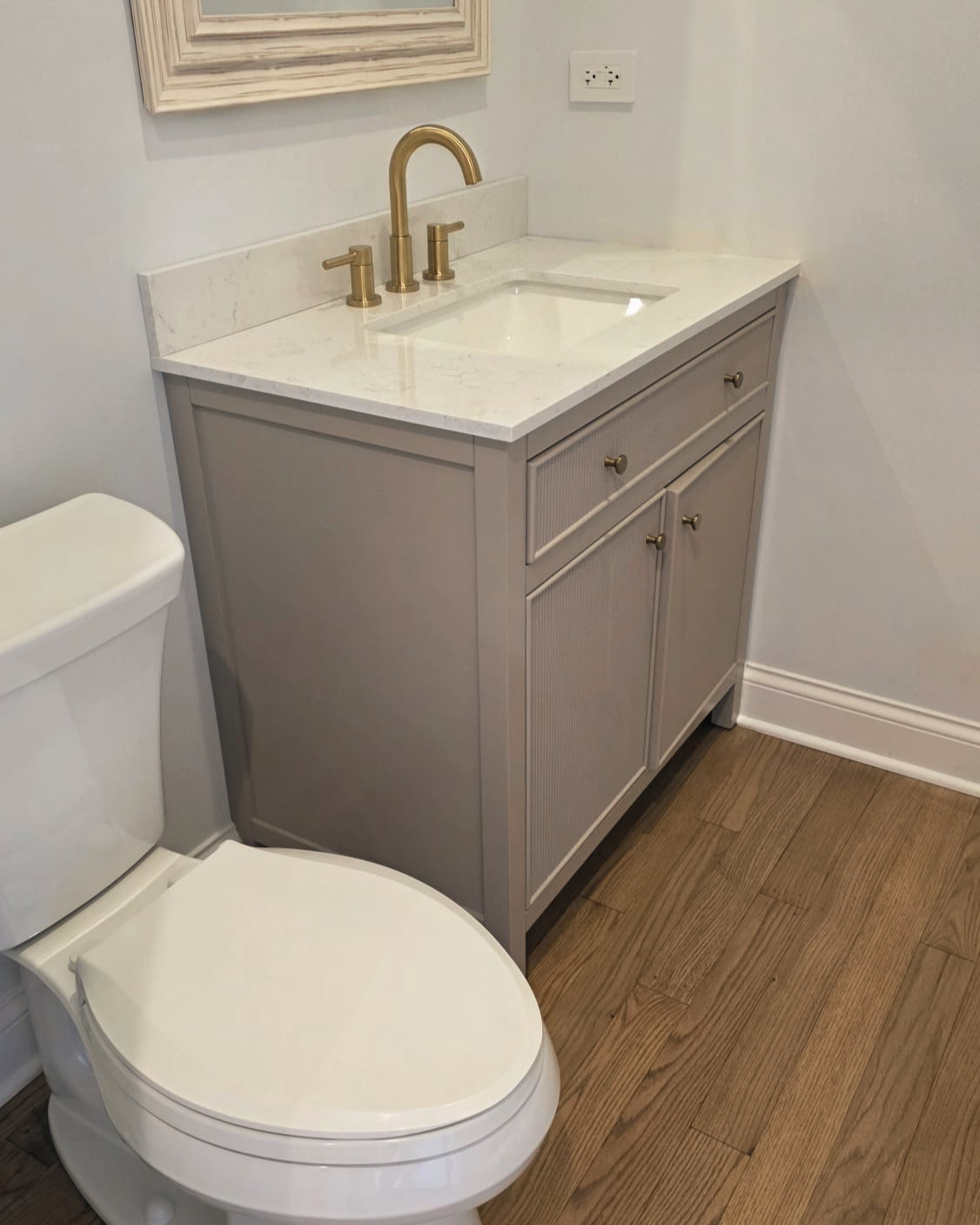 Bathroom remodeling project by FM Flooring Company Inc.
